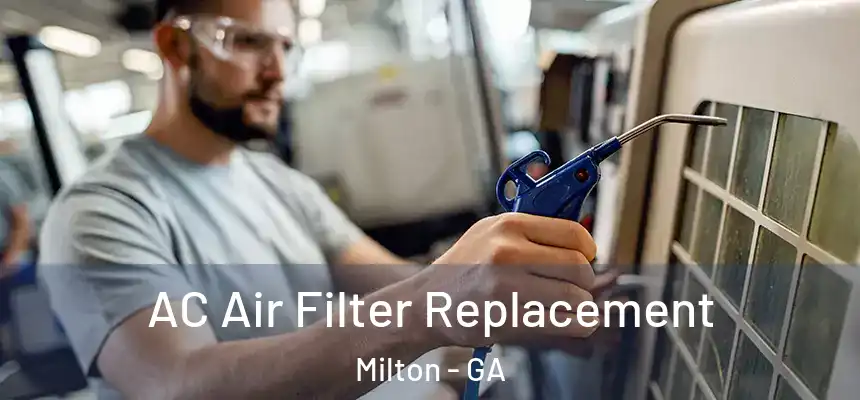  AC Air Filter Replacement Milton - GA